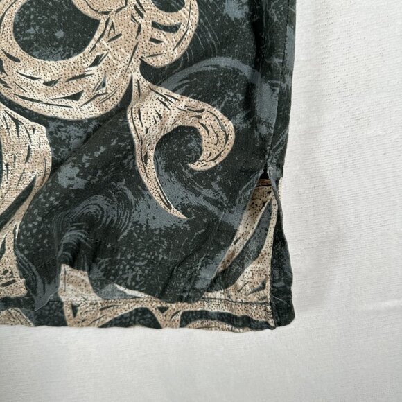 Straight Down Shirt Men Size XL Short Sleeve Hawaiian 100% Cotton Made in USA - Picture 2 of 11